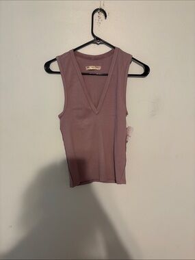 We The Free v neck tank
